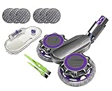 Italdos Bodendüse kompatibel mit Dyson V8 V10 V11 V7 Mop Mop Turbo Motorisiert Politur Bodenbelag Marmor Parkett inklusive Mikrofasertuch und Wassertank