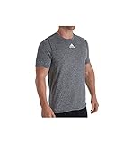 adidas Herren Climalite Creator Regular Fit T-Shirt EK00, Herren, Dunkelgrau meliert, Larg