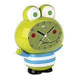 Atlanta Kinderwecker ohne Ticken Frosch mit Musik Licht - 2161