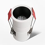 Sxxrdz 5W Downlight für Deckeneinbau-LED-Deckenleuchte Runde Flächenleuchten, AC 110-240V Warmweiß 3000K Innendekor Deckenleuchte, Badezimmer Esszimmer Küche Insel Wash W