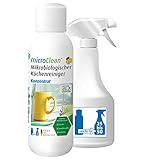 MWK microClean - Küchenreiniger konzentrat 500ml - 100% biologisch - stark gegen Fett & Verkrustungen - Fettlöser, Ofenreiniger, Fettreinig