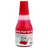 COLOP Premium Stempelfarbe 801 rot, auf Wasserbasis, dermatologisch g