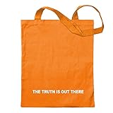 Kiwistar The Truth is Out There Tragetasche Baumwolltasche Stoffbeutel Umhängetasche Langer Henk