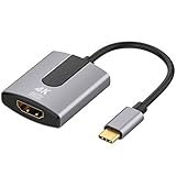 Rosyclo USB-C-zu-HDMI-Buchse-Adapter, 4K-Kabel, Thunderbolt 3, USB Typ C auf HDMI-Konverter für Handy, Tablet, kompatibel mit MacBook Pro/Air, Samsung Galaxy S9/S8, Dell XPS 13/15, Chromebook Pix