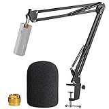 Razer Seiren X Mikrofonständer mit Popschutz - Gelenkarm mit Windschutz für Razer Seiren X Streaming Microphone von YOUSHARES