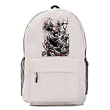 WANHONGYUE Tokyo Ghoul Cosplay Anime Rucksack Casual Daypack Tagesausflug Reisetasche Beige /11