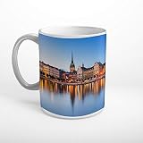 DesFoli Stockholm Schweden Skyline Tasse Spruch Motiv Fototasse Kaffeebecher T0752