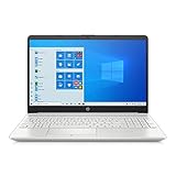 HP 15-dw1219ng (15,6 Zoll / FHD) Laptop (Intel Pentium Gold 6405U, 8GB DDR4 RAM, 256GB SSD, Intel UHD Grafik, Windows 10, QWERTZ) silb