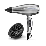 BaByliss Pro Digital 2200 Watt Profi-Haartrockner mit Ionen-Technologie und Keramikbeschichtung Made in Italy, 6000E