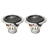 Wnuanjun 3,5-Zoll-Subwoofer-Lautsprecher 30W 4Ohm großer Schlaganfall Tiefmitte Mid Bass Neodym Woofer Lautsprecher 4R 30W (Farbe : 1PAIR)