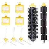 Barlingrock Reinigung Vakuum Ersatzteile Kit Bürstenfilter Ersatz Zubehör Kit Reinigung 1 Satz Bürsten Kompatibel für IRobot Roomba 700 Serie 720 750 760 765 770 772 772e 774 775