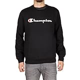 Champion Herren - Classic Logo Sweatshirt - Schwarz, S