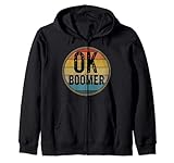 Funny OK BOOMER Milennial sarkastische alte Retro Baby Boomers Kapuzenjack
