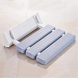 QHCS Duschhocker Badhocker Wand-Duschsitz Relax-Stuhl Badewanne Duschstuhl Badezimmer Klapp-Duschhocker WC-Stuhl (Farbe: Y507) Bad Dekor S