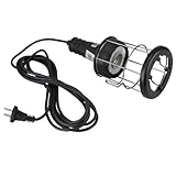 UNITEC 40896 Handleuchte, 100W, Gummi mit Metallkorb und H05-RN-F