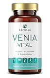 SOLVISAN VENIA VITAL hochdosierter 3-Fach-Komplex mit Rutin, Rosskastanie und Steinklee - 90 Kap