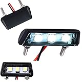 Mini LED Kennzeichenleuchte Kennzeichenbeleuchtung Motorrad Auto Kfz Quad ATV schw