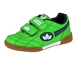 Lico Bernie V Unisex Kinder Hallenschuhe, Grün/ Marine/ Weiß, 33 EU