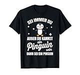 Pinguin Geschenk Penguin Jungen Mädchen Kinder Antarktis T-S