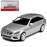 Herpa Mercedes-Benz C-Klasse W205 T-Modell Elegance Kombi Silber Metallic Ab 2014 H0 1/87 M