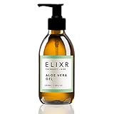 ELIXR Aloe Vera Gel BIO I 100% Natürlich & Rein I Zertifizierte Naturkosmetik aus Deutschland I 230 ml I Aloeveragel, Aloe Vera-G