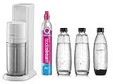 SodaStream Wassersprudler Duo White Pack Web, weiß