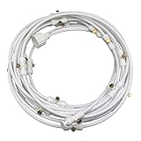 Gidenfly Nebelkühlsystem,Nebelleitung Mit 11 Messingdüsen Metallnebel, Patio-Nebelsystem,Bewässerungssystem Outdoor Mist Cooling System Für Patio Garden Gewächshaus Trampolin Wasserpark
