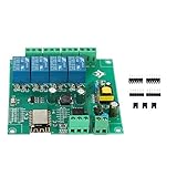 Andifany ESP8266 Drahtloses WIFI 4 Kanal Relais Modul ESP-12F Wifi Entwicklungs Platine für AC / 5V / 8-80V N