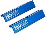 BGS 3046 | Schraubstock-Schutzbacken | 2-tlg. | Kunststoff | Breite 125 mm | mit Magnet | Schonback