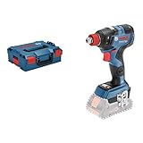 Bosch Professional 18V System Akku Drehschlagschrauber GDX 18V-200 C (max. Drehmoment: 200 Nm, 1/4 Zoll-Innensechskant und 1/2 Zoll-Außenvierkant, Connect Ready, ohne Akkus und Ladegerät, in L-BOXX)