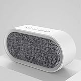 linqingshiduodeshangmaoyouxiangongsi ist Präfekt für Streaming/Podcasting/Gaming Tragbare Desktop-WLAN-Bluetooth-Lautsprecher-Unterstützung TF AUX. Soundkastenlautsprecher. (Color : White)