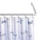 WENKO Winkelstange Universal extra stark Weiß - variabel, 25 mm, Aluminium, 2.5 x 2.5 cm, Weiß