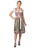 Stockerpoint Damen Dirndl Julia Kleid für besondere Anlässe, Rose-grün, 42