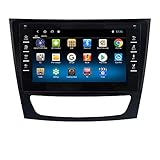 hizpo Android Autoradio Bluetooth für Benz E-W211/G-W463/CLK-W209/CLS-W219 DAB WiFi 4G Mirror Link Rück/Frontkamera Input/FM/USB/Lenkradkontrolle USB SD DVR W211 Radio W463 Radio W209 Radio W219