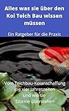 Alles was sie über den Koi Teich Bau wissen müssen, ein Ratgeber für die Praxis, vom Teichbau-Koianschaffung, die vier Jahreszeiten, und wie sie Stürme üb