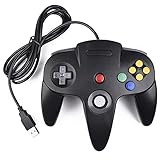 miadore Retro 64-Bit Controller USB Gamepad N64 PC-Controller Joypad Joystick Für Windows Mac PC Raspberry Pi,Schw