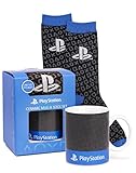 PlayStation Becher und Socken One Size Gaming Remote 11 Unzen Cup Game Merchandi Einheitsgröß