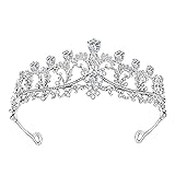 Abimy Brautschmuck, Barock-Krone, Kopfschmuck, Kopfbedeckung, luxuriös, eingelegtes Stirnband für Frauen, Mädchen, weiblich, Hochzeit, Geburtstag, Haarschmuck