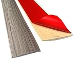 ZZLQIAN Vinyl Übergangsprofil Flach selbstklebend Übergangsschiene,Boden-Leiste Maße 200 × 50 mm,Ausgleichsprofil,Abdeckleiste für Fußböden,Abschlussleiste,Keine Perforation, ​für Fußböden, L