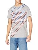 Superdry Mens Sportstyle Graphic Tee T-Shirt, Grey Slub Grindle, XXS