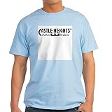 CafePress T-Shirt Castle Heights aus Baumwolle, Aschgrau Gr. M, hellb