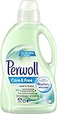 Perwoll Care und Free, Feinwaschmittel, 24 (1 x 24) Waschladungen, mit Mizellenwasser für empfindliche Haut und Allergiker geeig