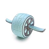 MWPGDHC Plüschtier Ab Roller Rad Lendenwirbel Übung mit Extra dicken Knie-Auflage-Training Eignung-Prüfverfahren for Unisex (Color : Blue)