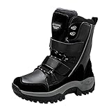 Womens Magic Buckle Casual Boots Long Tube Schneestiefel Dicker Plüsch Plus Samt Outdoor Rutschfeste Sportstiefel für den W