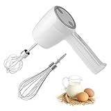 Handmixer Elektrisch kabellos, 5 Geschwindigkeiten Handmixer Handrührgerät Hand Rührgerät Mixer Elektrischen Schneebesen Handrührer Zum Rührg