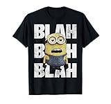 Despicable Me Blah Blah Blah Bored Minion Movie Graphic T-S