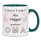 Print Dynastie Tasse An angel without wings is called a granny Engel ohne Flügel Oma, Farbe:W