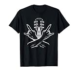 E-Gitarre Gitarrist Shirt Heavy Metal Rock Band Fan Geschenk T-S