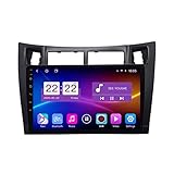 Laytte Android 10.0 Auto-Stereo-Doppel-Din-Radio für T-OYOTA YARIS 2005-2012 GPS-Navigation 9in Head Unit Sat Multimedia Player Videoempfänger mit 4G / 5G Wifi FM DSP SWC CARPLAY,M300