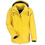 CoastGuard Damen Winter-Funktionsjacke Farbe Curry, Größe 50